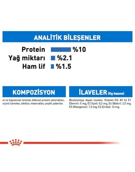 Royal Canin Ultra Light Gravy Pouch Diyet Kedi Maması 1 Adet 85 Gr