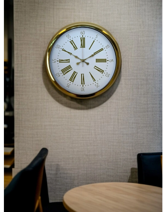 ® Royal Gold 40 Cm Metal Duvar Saati