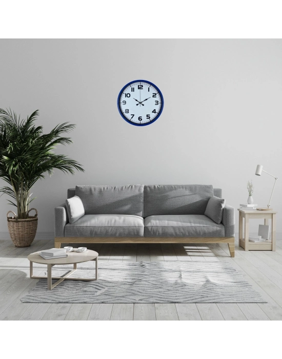 Royal Lacivert 36 Cm Duvar Saati