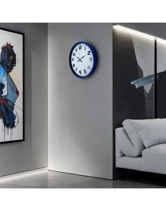 Royal Lacivert 36 Cm Duvar Saati