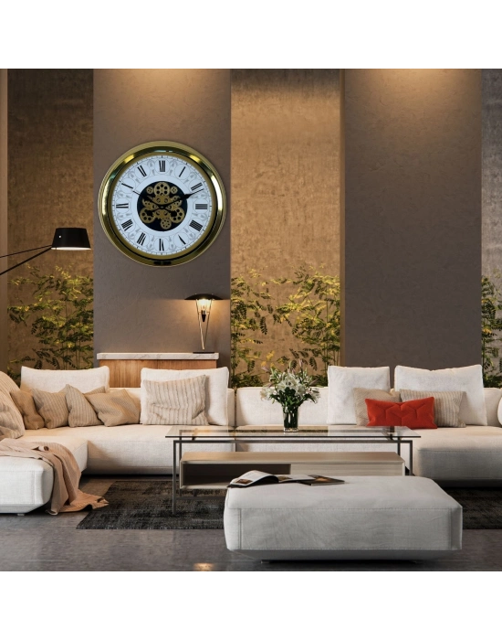 ® Royal Legacy Gold 60 Cm Çarklı Duvar Saati