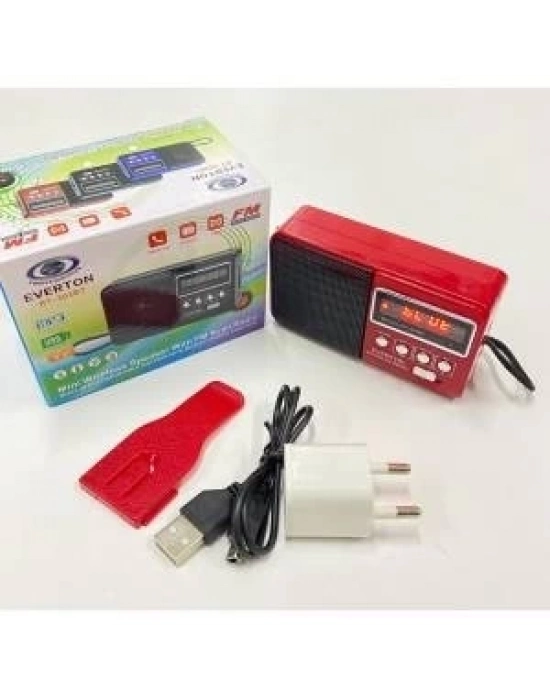 Rt-303 Usb Ve Micro Kart Girişli Manuel El Radyosu