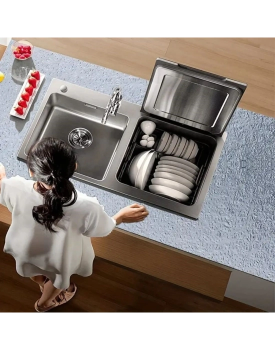 ®  Rulo Gümüş Alüminyum Folyo Duvar Kağıdı, Kendinden Yapışkanlı Raf İçi, Su Geçirmez Folyo  2 mt x 60 cm