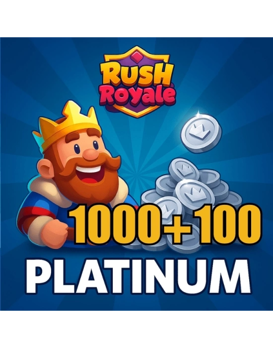 Rush Royale 1000 + 100 Platinum