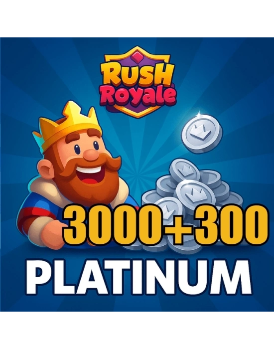 Rush Royale 3000 + 300 Platinum