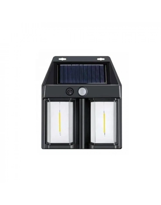 Rustik Ampul İkili Solar Duvar Aplik