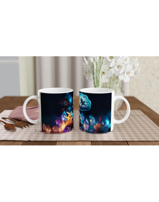 Rüya Ejderhası Fantastik Masal Temalı Çocuklara Özel Baskılı Kupa Bardak