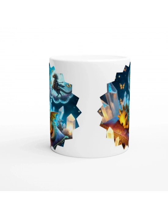 Rüya Savaşçısı Ejderha Temalı Çocuklara Özel Baskılı Kupa Bardak