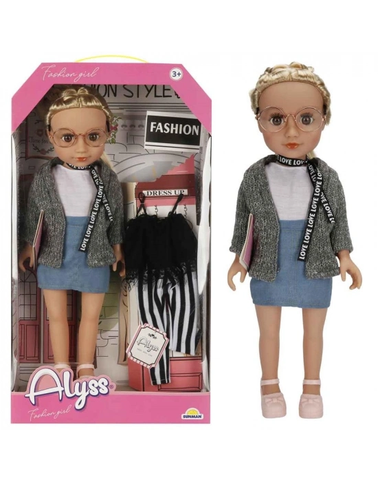 ® S00004286 ALYSS GÜNLÜK KIYAFET MODA BEBEKLERİ -SUN