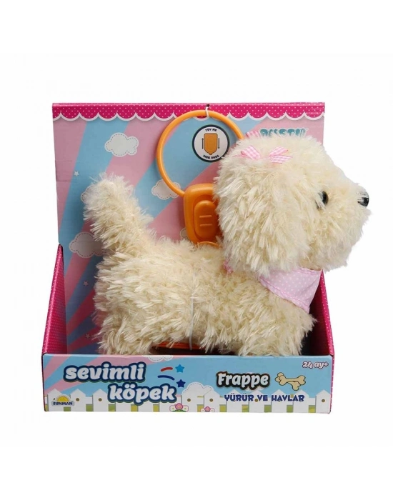 ® S01002858 YÜRÜYEN SEVİMLİ KÖPEK  SESLİ BEYAZ-SUN