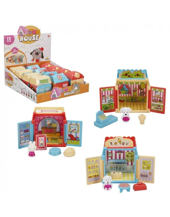 ® S01004256 FİGÜR MİNİ HAYVAN EVLERİ 3A.12D.