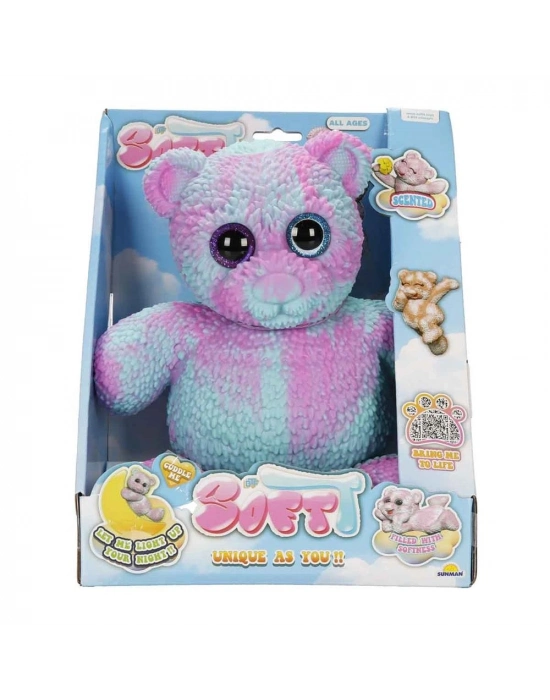 ® S01012331 FİGÜR SOFT BEAR DELUX KARAN PARLAYAN-SUN