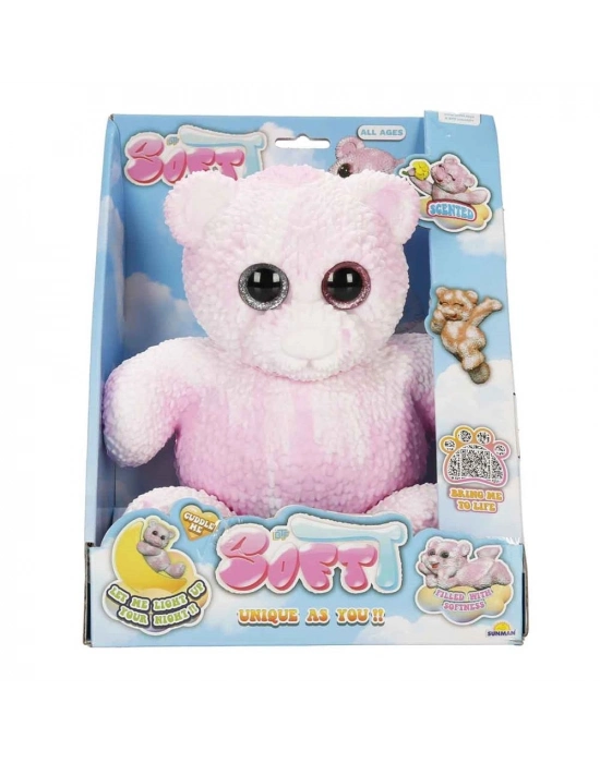 ® S01012331 FİGÜR SOFT BEAR DELUX KARAN PARLAYAN-SUN
