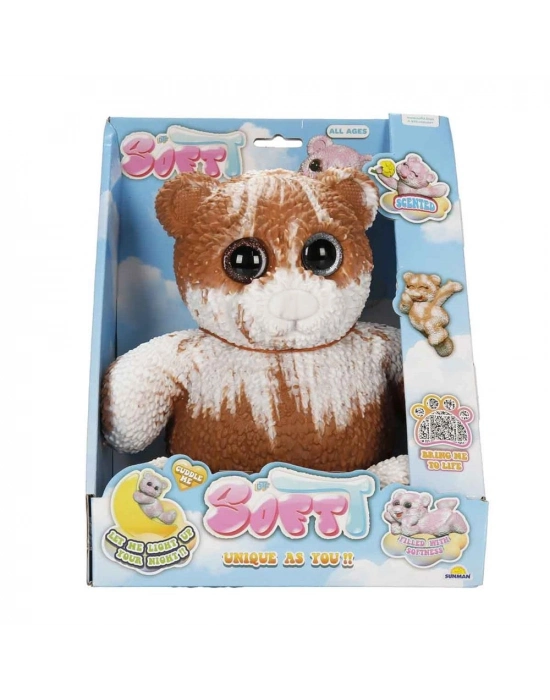 ® S01012331 FİGÜR SOFT BEAR DELUX KARAN PARLAYAN-SUN