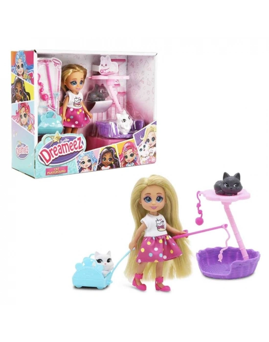 ® S01081125 DREAMEEZ MİNİ BEBEK VE KEDİ SETİ -SUN