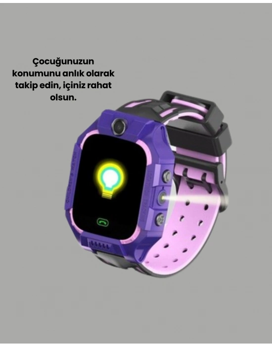 S10 Mor Akıllı Çocuk Saati