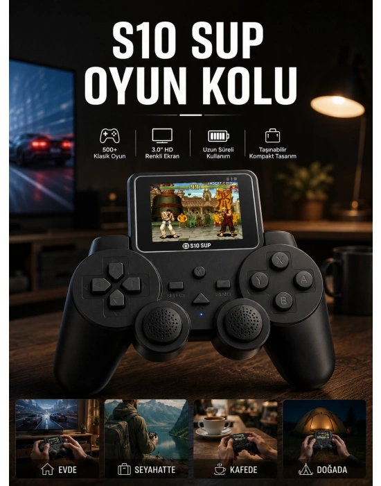 S10 Sup 520 Oyunlu Gamepad TV Uyumlu Gamepad