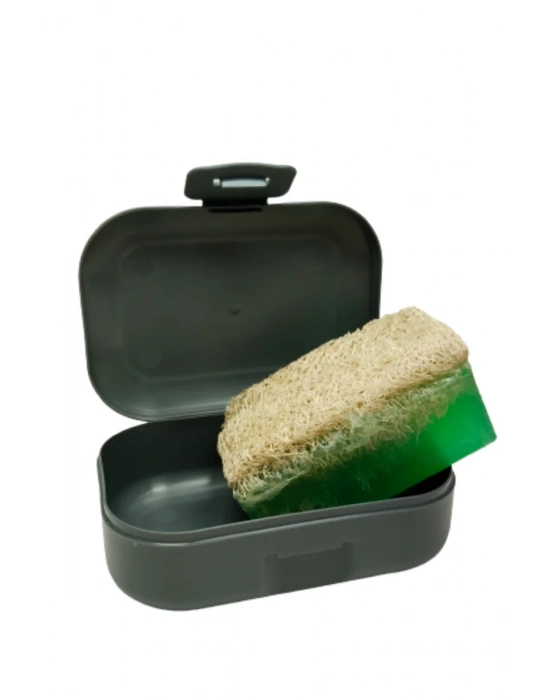 Sabun Saklama Çantalı Kabak Lifli Aloe Vera Sabunu