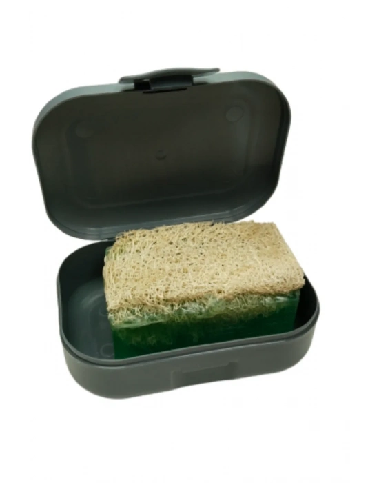 Sabun Saklama Çantalı Kabak Lifli Aloe Vera Sabunu