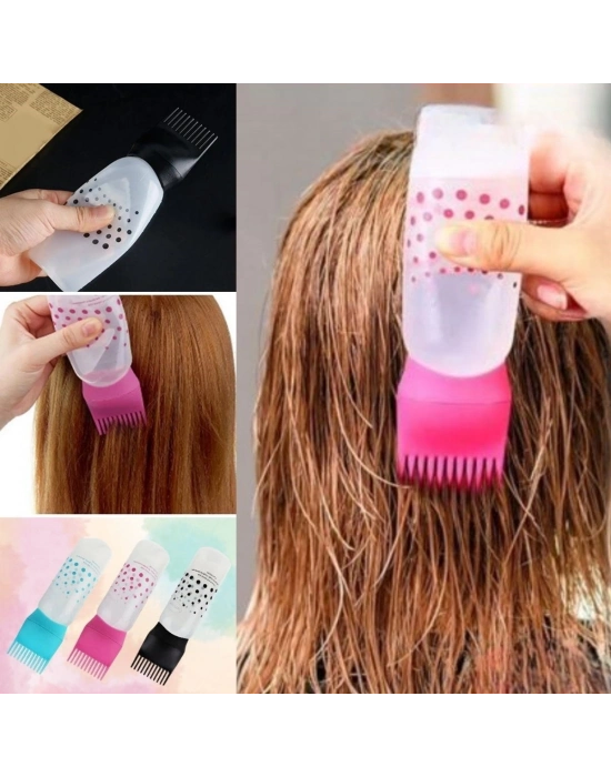 ®  Saç Boyama Aparatı Taraklı Saç Bakımı Krem Saç Yağı Uygulama Aparatı