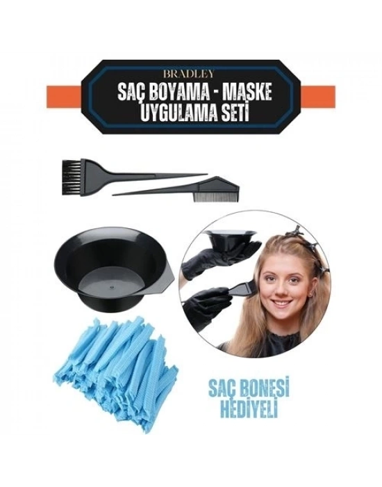 Saç Boyama Seti 24 Saç Bonesi