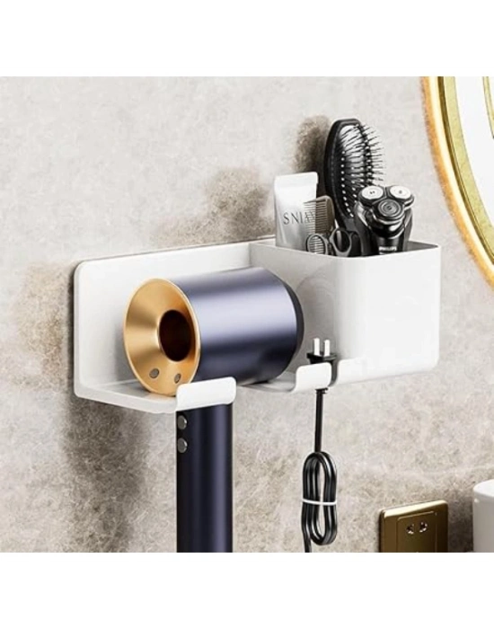 Saç Kurutma Makinesi ve Eşya Düzenleyici Beyaz Renk