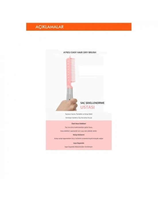 Saçlara Hacim Veren Kolay Şekillendirme Fırçası