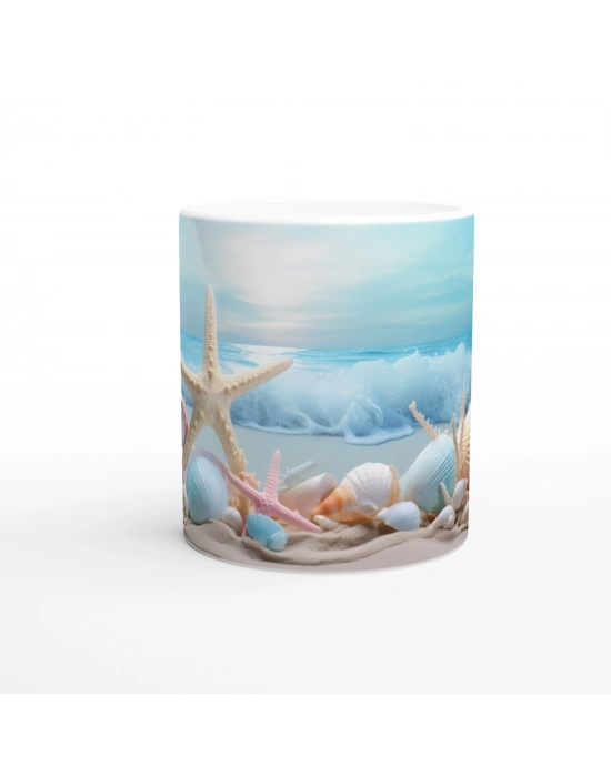 Sahilin Renkli Hazineleri Kupa Bardak