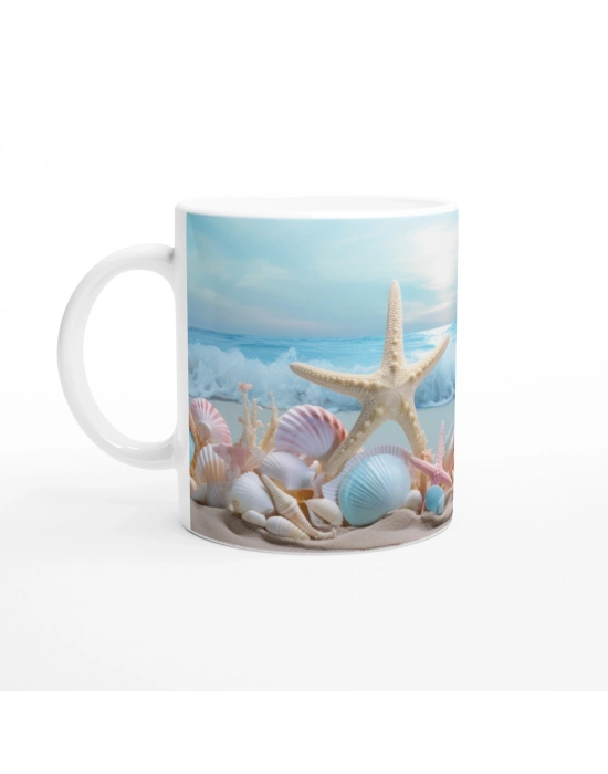 Sahilin Renkli Hazineleri Kupa Bardak