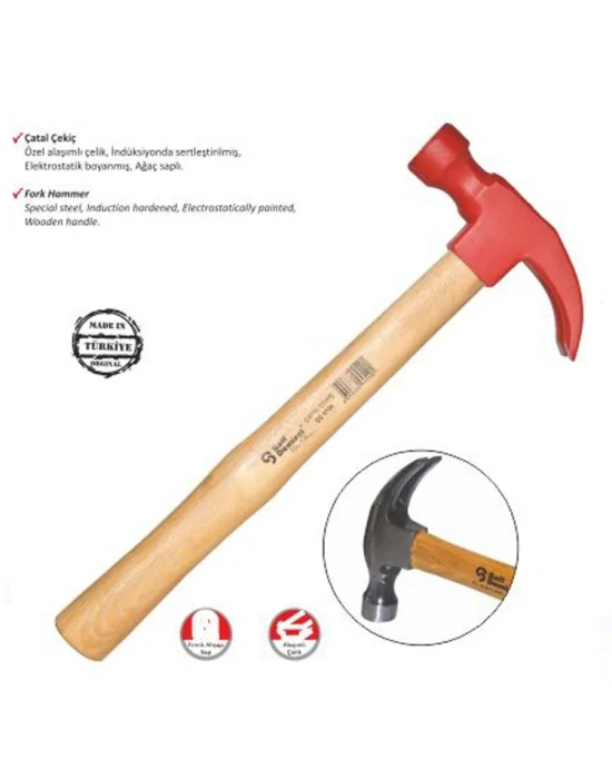 Sait Demirci Boyalı Çatal Çekiç