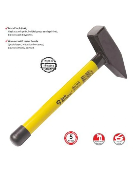 Sait Demirci Metal Saplı Çekiç 500 Gr