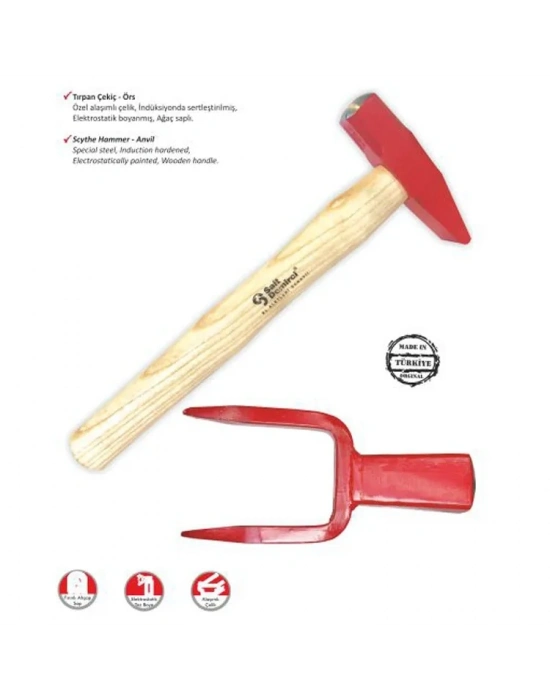 Sait Demirci Tırpan - Çekiç Ve Örs Takım