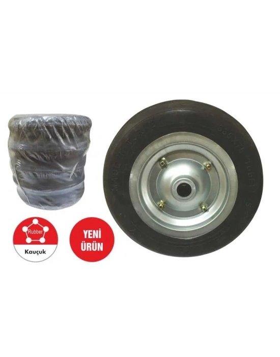 Sait Demirci Tkr 001 El Arabası Tekeri Dolgu Teker Burçlu