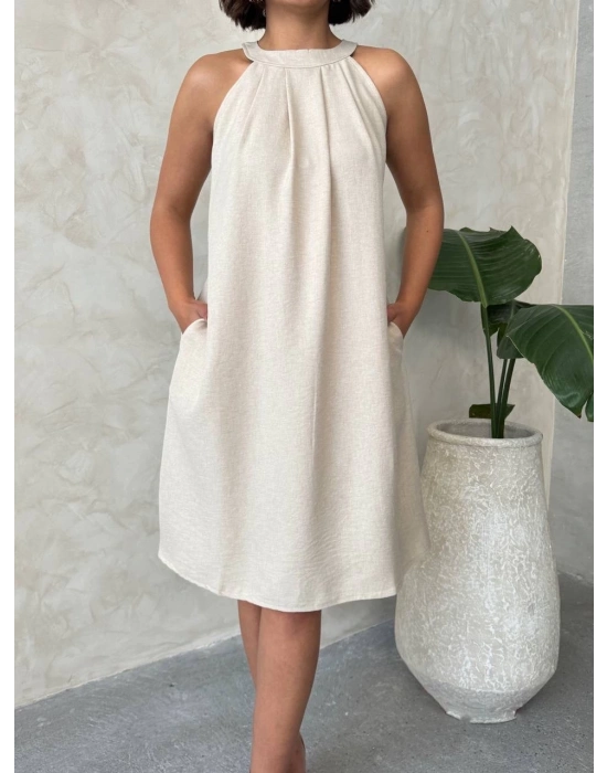 Salaş keten elbise