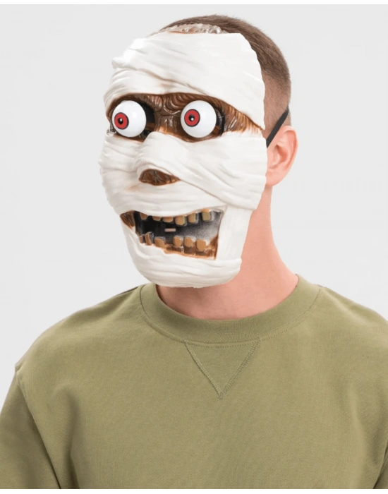 Sallanan Yaylı Oynar Gözlü Mumya Maskesi