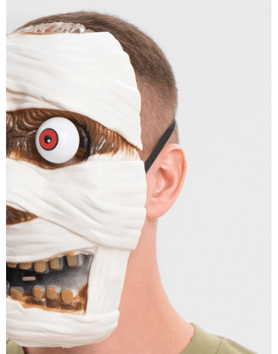 Sallanan Yaylı Oynar Gözlü Mumya Maskesi