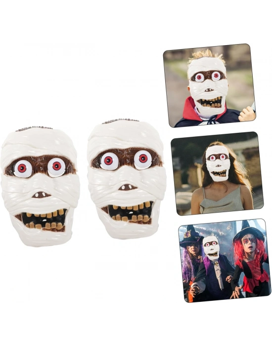 Sallanan Yaylı Oynar Gözlü Mumya Maskesi