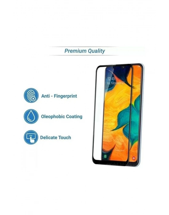Samsung A30 Uyumlu 9d Tam Kaplayan Parmak Izi Bırakmayan Ekran Koruyucu Film