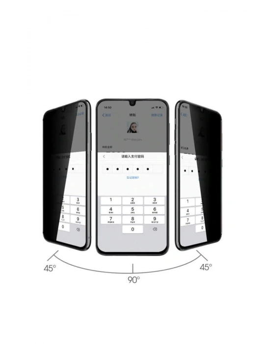 Samsung A30 Uyumlu Hayalet Ekran Gizli Tam Kaplayan Kırılmaz Cam Seramik Ekran Koruyucu Film