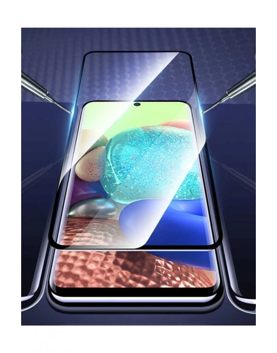 Samsung A72 Uyumlu 9d Tam Kaplayan Parmak Izi Bırakmayan Ekran Koruyucu Film