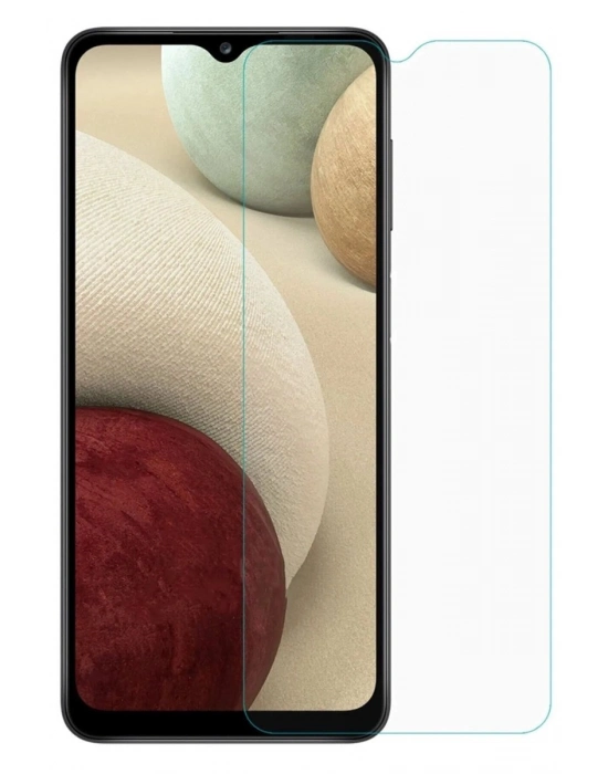 Samsung Galaxy A02 Uyumlu Premium Ekran Koruyucu 9h Sert Temperli Kırılmaz Cam Koruma Şeffaf