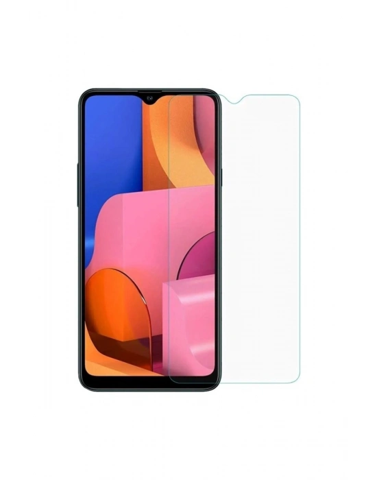 Samsung Galaxy A02 Uyumlu Premium Ekran Koruyucu 9h Sert Temperli Kırılmaz Cam Koruma Şeffaf