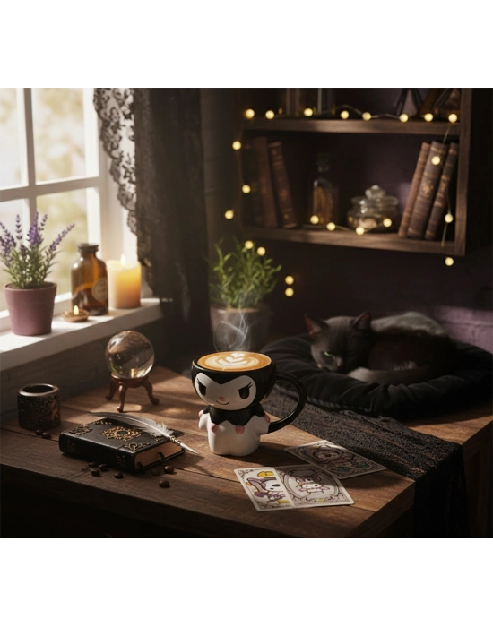 Sanrio Kuromi Kapaklı Kupa