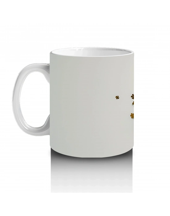 Şans Getiren Şapkalı Corgi Köpek - Baskılı Kahve Kupası