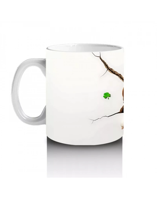 Şans Şapkası Takan Labrador – Baskılı Kahve Kupası