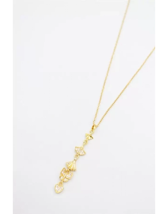 Şans Y Kolye - Altın