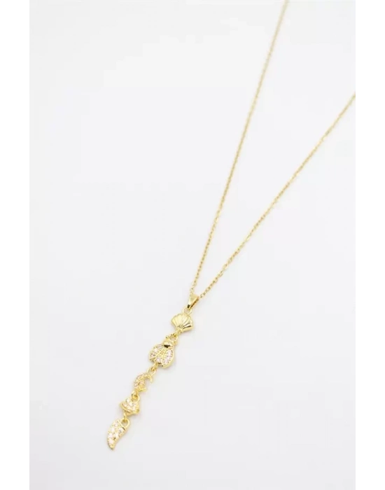 Şans Y Kolye - Altın