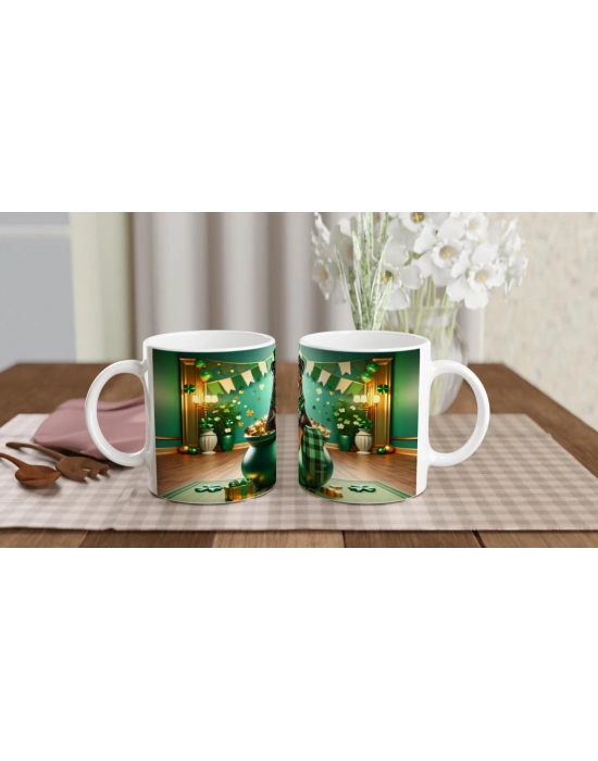 Şansın Koruyucusu Rottweiler Temalı Baskılı Kupa Bardak