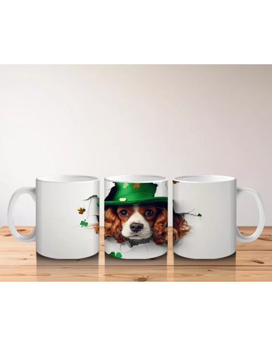 Şapkalı Spaniel Cinsi Köpek – Baskılı Kahve Kupası