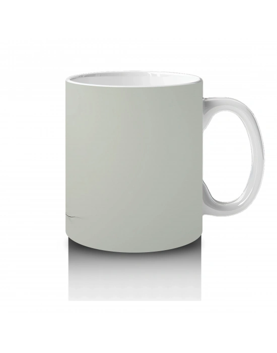 Şapkalı Yeşil Timsah ve Yonca Yaprakları – Baskılı Kahve Kupası